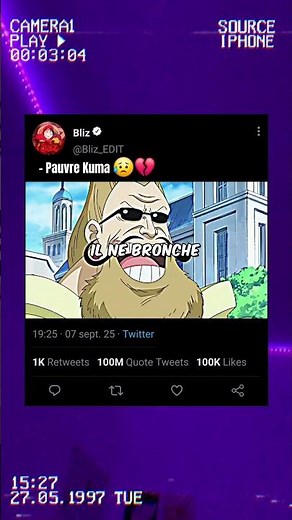 Pauvre Kuma ... | One Piece