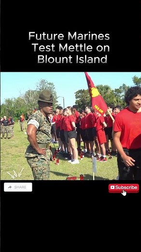 Future Marines Test Mettle on Blount Island.#Intensive Training #military #marines #usmc #bootcamp