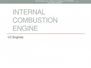 Internal combustion engine - SlideServe