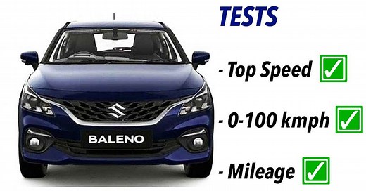 New Maruti Baleno Top Speed, 0-100 Kmph Time and Mileage Tested » Car Blog India