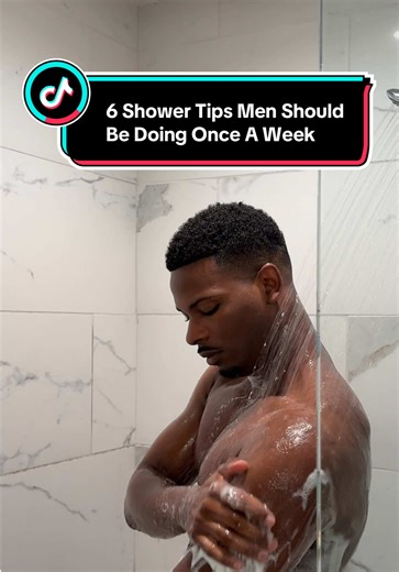 6 Shower Tips Men Should Be Doing Once A Week 🚿🧼🧽 Fellas, the key to good skin and ensuring you always smell good is a weekly shower that deep cleans and resets your skin. And it doesn’t have to be over the top— you just need to do these 6 things and it’ll do so much for your hygiene! #showerroutine #hygiene #hygienetips #hygieneproducts #fyp