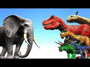 1000 ELEPHANTS VS DINOSAURS & MORE | ARK BATTLES
