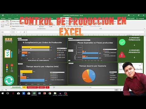 PRODUCTION CONTROL IN EXCEL 👷🏻‍♀️🧑‍💻 - DOWNLOADABLE TEMPLATE