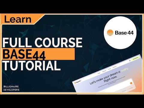 How to Build a Startup in Minutes: Base44 Complete Tutorial — Build Full-Stack Apps with AI