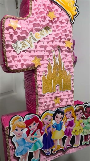#fypシ piñata de princesas tutorial completo en mi canal