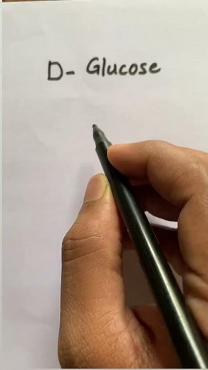 How to draw Glucose structure | Trick to remember | Fisher projection #Shorts