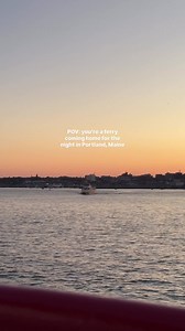 Good night, Casco Bay 🥹 #portlandmaine #cascobaylines #cascobay | Casco Bay Lines