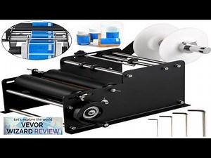 VEVOR MT-30 Round Bottle Labeling Machine Manual Label Applicator 20-40 pcs/min Bottle Review