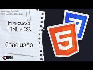 CONCLUSÃO DO CURSO! - Mini-curso HTML5 e CSS3