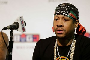 How does Allen Iverson's net worth compare to some of the yesteryear NBA legends that he played with including Carmelo Anthony, Chris Webber, and more?