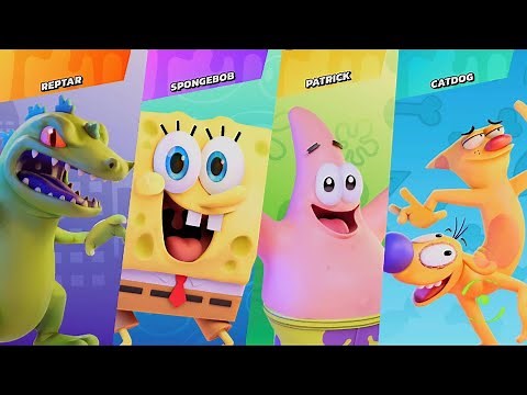 Nickelodeon All-Star Brawl: Reptar vs SpongeBob, Patrick, CatDog