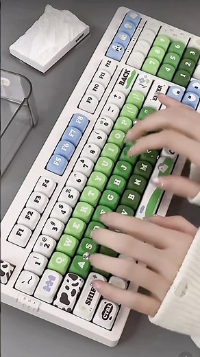 95Keys MOA Profile Keycaps: PBT Five-sided Heat Sublimation Cartoon Key Caps for GMK67, GMK87