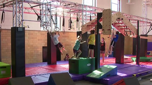 'Ninja' course challenges area kids