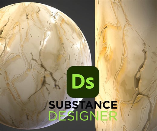ArtStation - Stylized Marble - Substance 3D Designer | Game Assets