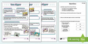 KS1 Yom Kippur Differentiated Reading Comprehension Activity