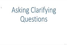 Asking Clarifying Questions
