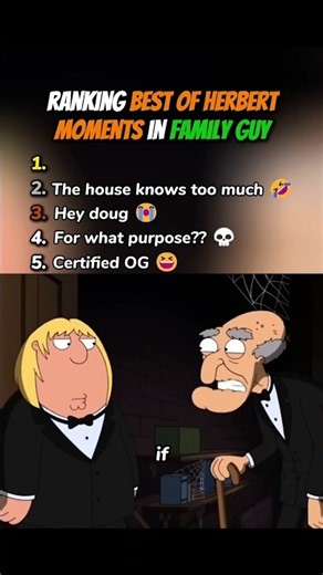 Ranking Best of Herbert Moments Family guy