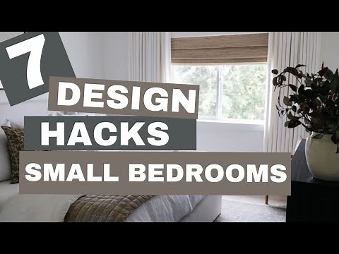 7 TOP SMALL BEDROOM DESIGN HACKS!