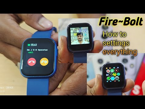 How to setting everything fire boltt smartwatch |fire boltt smartwatch connect to phone