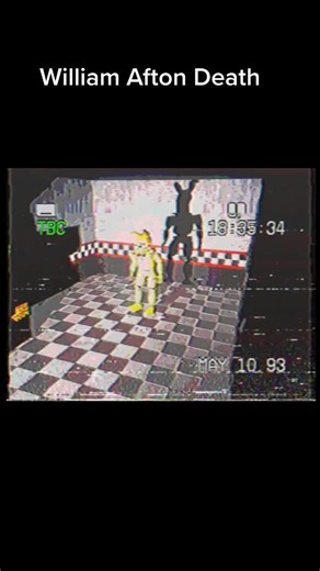 William Afton Death - Realistic Springtrap VHS Sound and Screaming