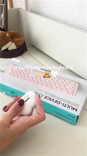 study setup upgrade, new keyboard, new mood #study #studentlife #unboxing #keyboard