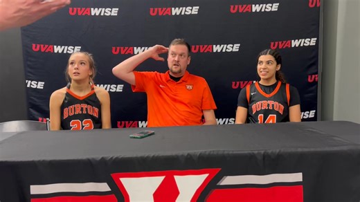 Hear from Coach Abe Wells and his dynamic duo, Mia Hammons and Tianna Gravely, after J.I. Burton’s Regional clinching win over Thomas Walker Brought to you by Sweet Peony Events and Florals | Mountain Mojo Sports