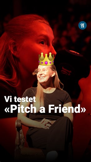 14K views · 19 reactions | Vi testet «Pitch a Friend» på Samfundet.  Aksel Egge & Lisa Pedersen #adressa | Adresseavisen | Facebook