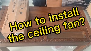 Watch How to Install the Ceiling Fan? on Amazon Live
