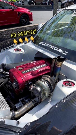Mind-Blowing RB26-Swapped 'Rexzilla' at Cars Coffee Event