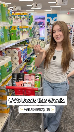 Learn to coupon and roll Extra Bucks at CVS with me! We scored over $50 worth of stuff for JUST $11 and these deals are good through 2/28! ✨ #cvsdealsthisweek #cvsdeals #couponing #couponingatcvs | kaylakoupons