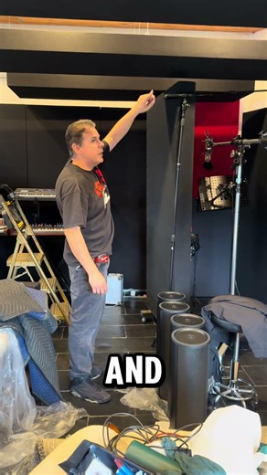 Studio Install Progress | Clouds, Columns, and a Vocal Booth Taking Shape