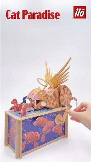 iló Mechanical Wooden Automata｜Cat Paradise