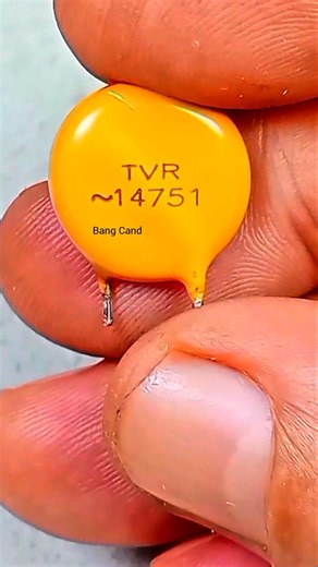 Varistor, also known as a voltage dependent resistor (VDR).#varistors #mov #protector #electronic