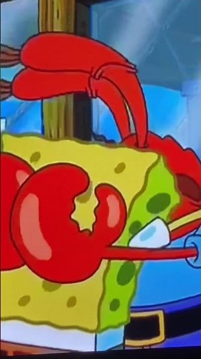 SpongeBob Mr krabs crying 😭