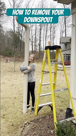 How To Remove Your Downspout #diy #diyprojects #guttermaintenance
