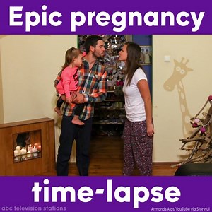 8.2M views · 111 reactions | Adorable pregnancy time-lapse: When the...