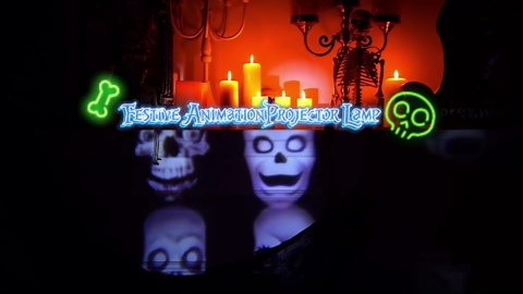 Moukeren 2025 Halloween Decorations Projector Lights Outdoor 2-in-1 Upgraded Holiday Projectors with 20 Slides Patterns 10 Colors Waterproof Halloween Laser Show Xmas Party Yard Garden Decorations