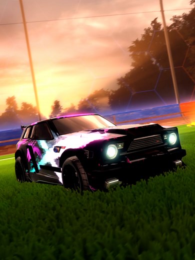 Fennec Car in Rocket League: Stunning 4K Visuals