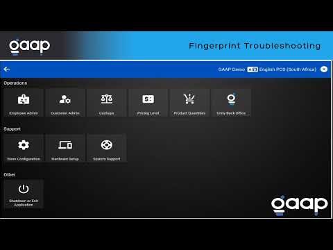 Unity - Fingerprint Troubleshooting