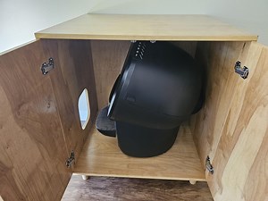 Litter Robot 4 Enclosure: Odor-free Cat Cabinet With Wood Feet - Etsy