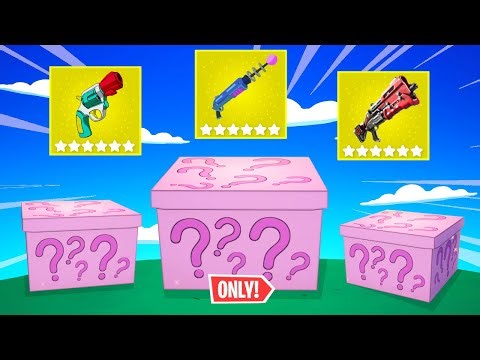 Random MYSTERY BOX Loot ONLY Challenge In Fortnite