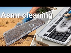 Asmr cleaning | Satisfactory Keyboard Cleaning