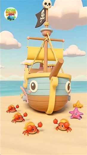Cute Pirate Ship Transformation | A Fun Adventure for Kids!