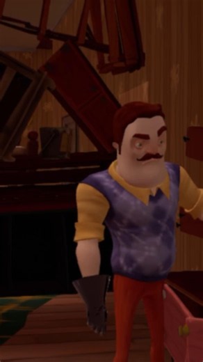 Can I Escape the Scariest Neighbor? | Hello Neighbor Gameplay 🏠😨 #gaming #helloneighbor #shortsfeed