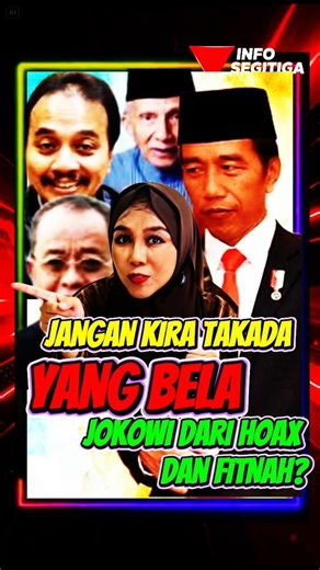 Uproar! This influencer stands up to defend Jokowi #viral #jokowi