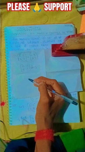 🙏 addition of two matrices 😡 class 12 math matric best concept..