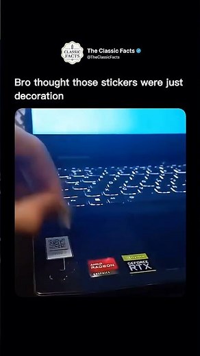 Can Removing This Sticker Crash Your Laptop? 💻 #shorts #tech
