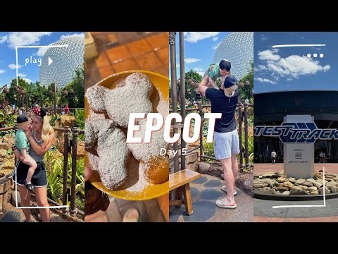 WALT DISNEY WORLD VLOG! ✨ DAY 5 at EPCOT | Test Track, Journey of Water, Mickey Beignets & More! 🌐