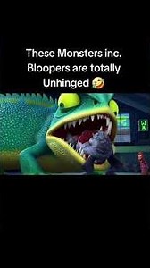 These Monsters Inc bloopers are totally unhinged