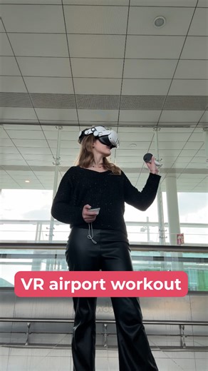 And I even made friends 🙂 #fitxr #vr #virtualreality #homeworkout #fitnessapp | FitXR